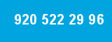 920 522 29 96 920 522 29 96